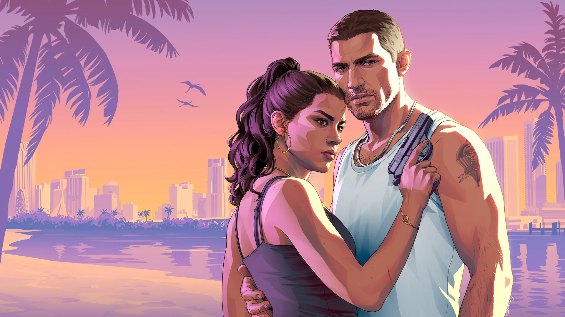Official Grand Theft Auto VI cover art