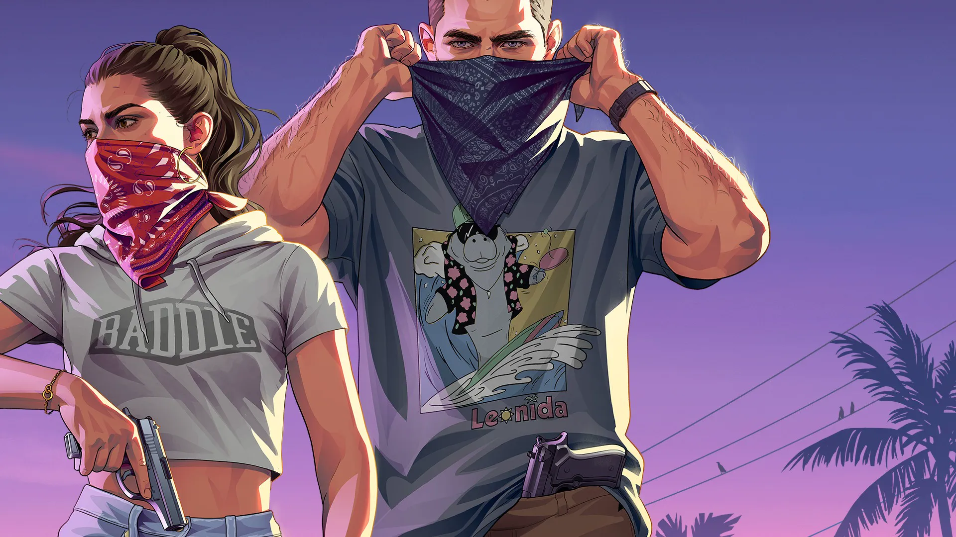 Official Grand Theft Auto VI cover art