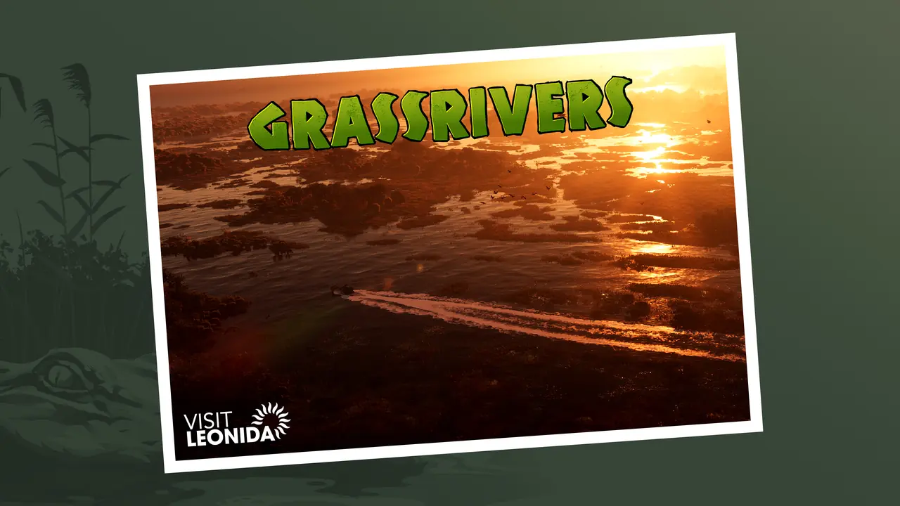 Official Grassrivers postcard artwork